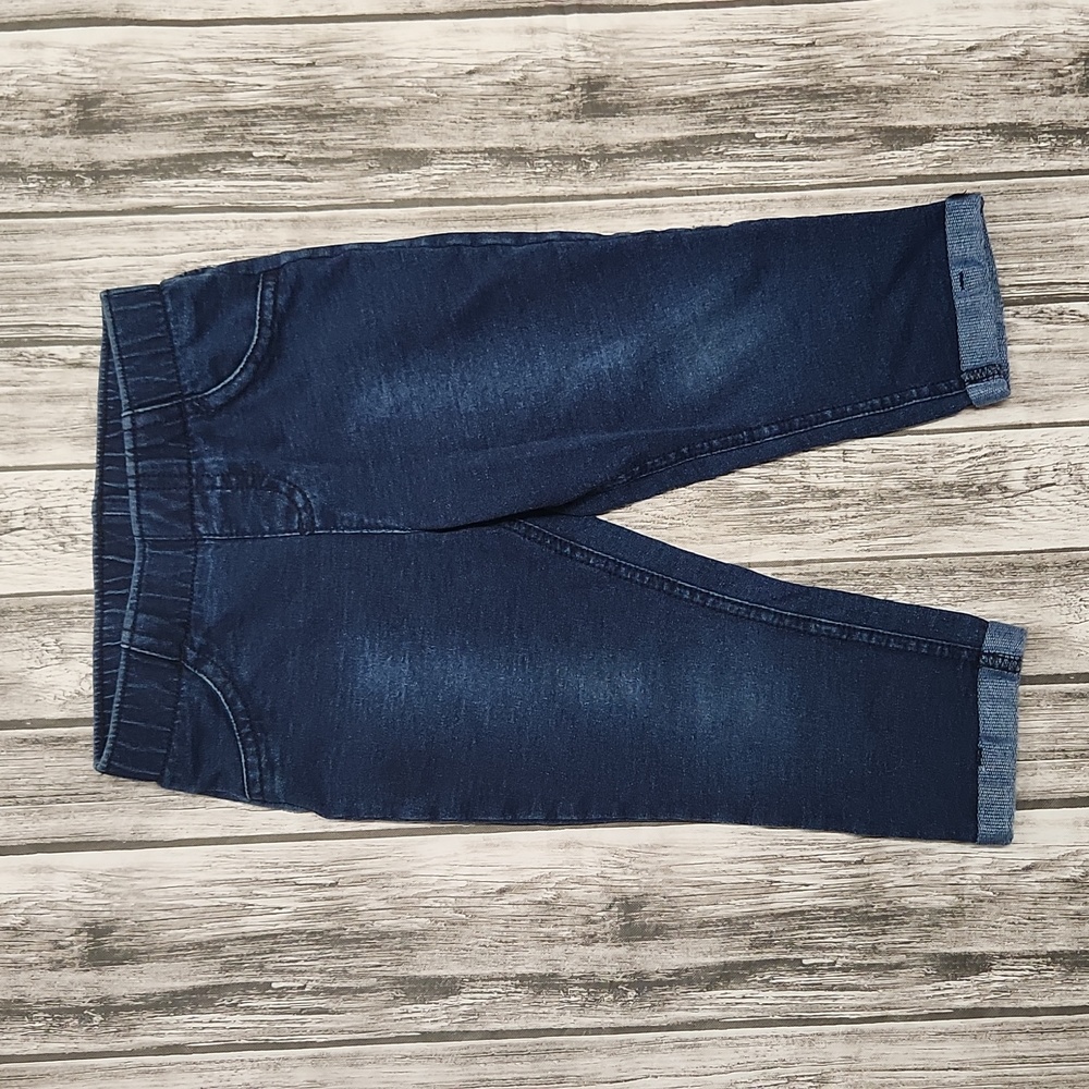 Jumping beans crop pull on jeans